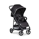 Hauck Passeggio Rapid 4 25 kg Portata, Pieghevole Veloce Compatto, Altezza Regolabile, Posizione Nanna, per Bebè e Bambini dalla Nascita a 22 kg, Grande Cesto, Nero